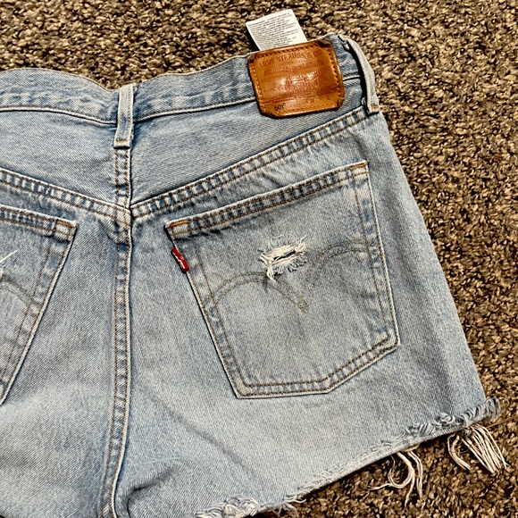 Levi's Pants - Levi’s Distressed Denim Shorts